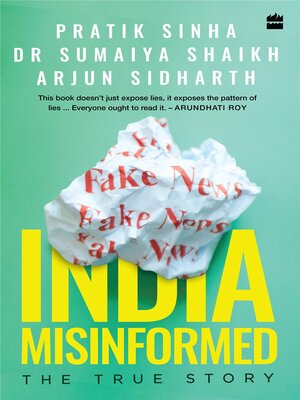 cover image of India Misinformed